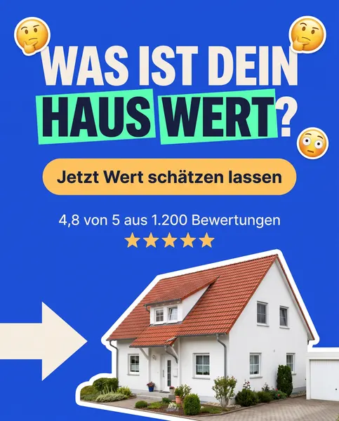Anzeige Immobilien, Vorlage Neugier-Frage